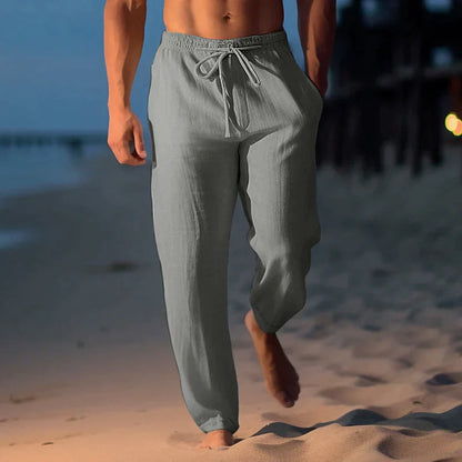 Homer - Trendige Leinenhose Für Herren