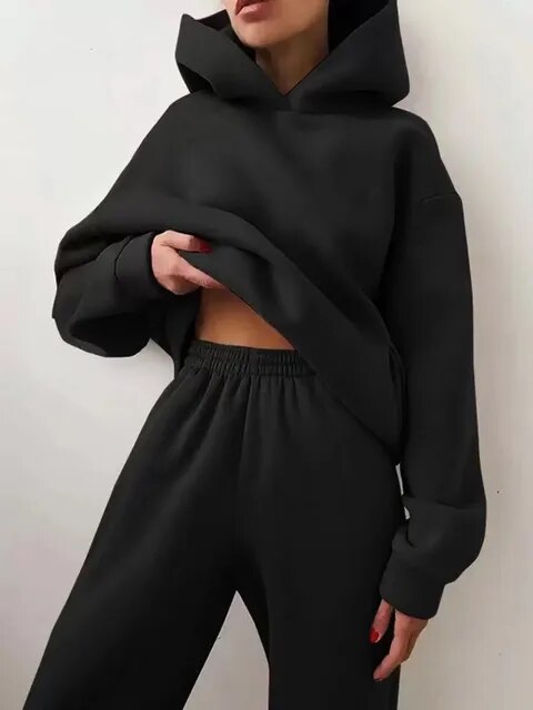 Lisa | Kapuzenpulli und Jogginghosen Set für Damen
