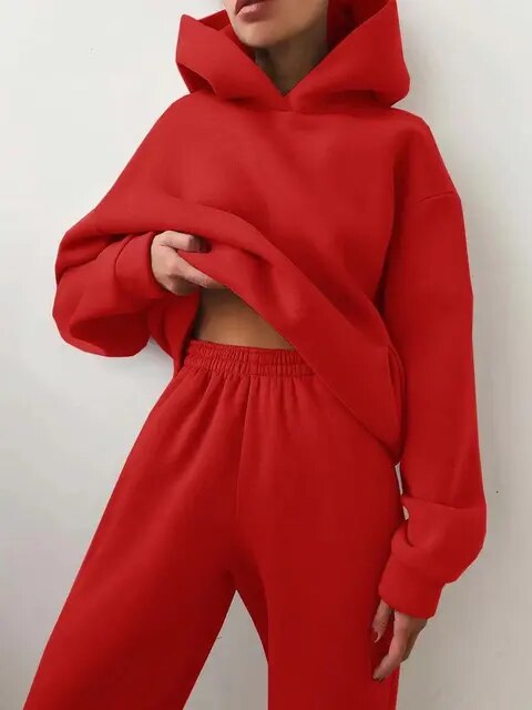 Lisa | Kapuzenpulli und Jogginghosen Set für Damen