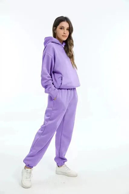Lisa | Kapuzenpulli und Jogginghosen Set für Damen