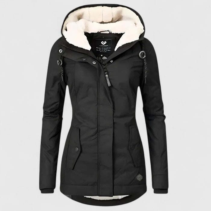 Seravia - Wasserdichte Winterjacke mit Kapuze