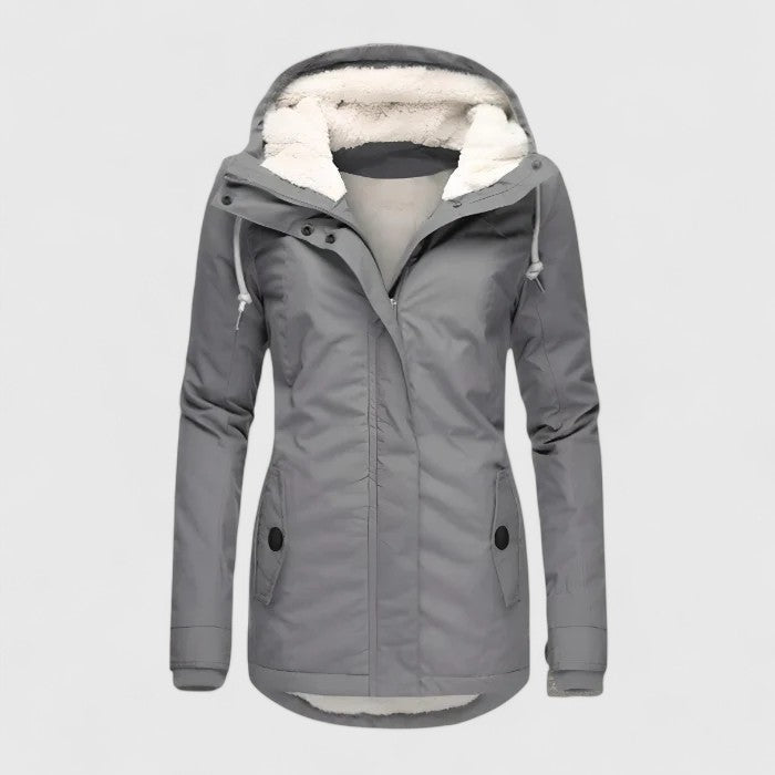 Seravia - Wasserdichte Winterjacke mit Kapuze