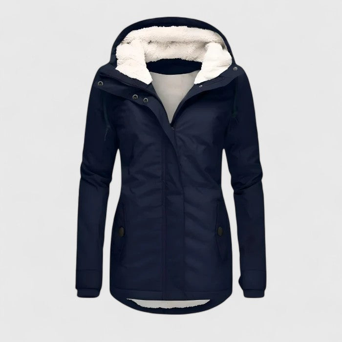Seravia - Wasserdichte Winterjacke mit Kapuze