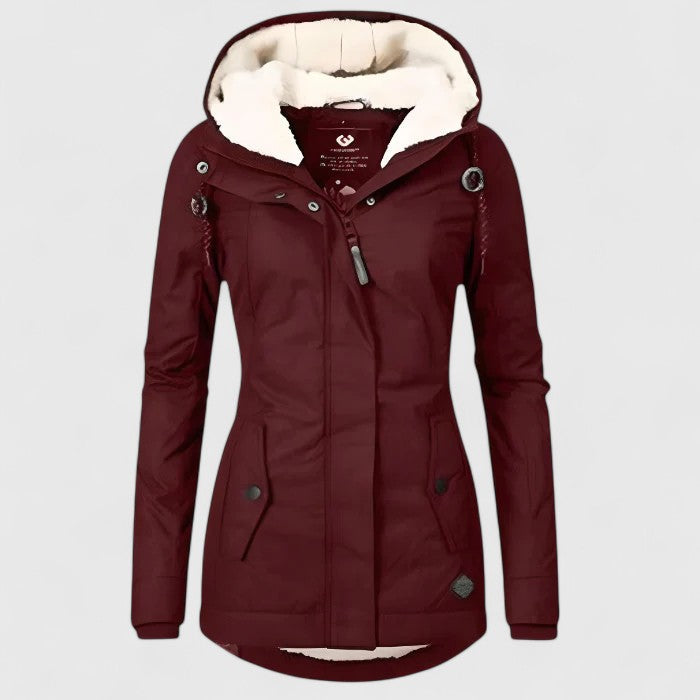 Seravia - Wasserdichte Winterjacke mit Kapuze
