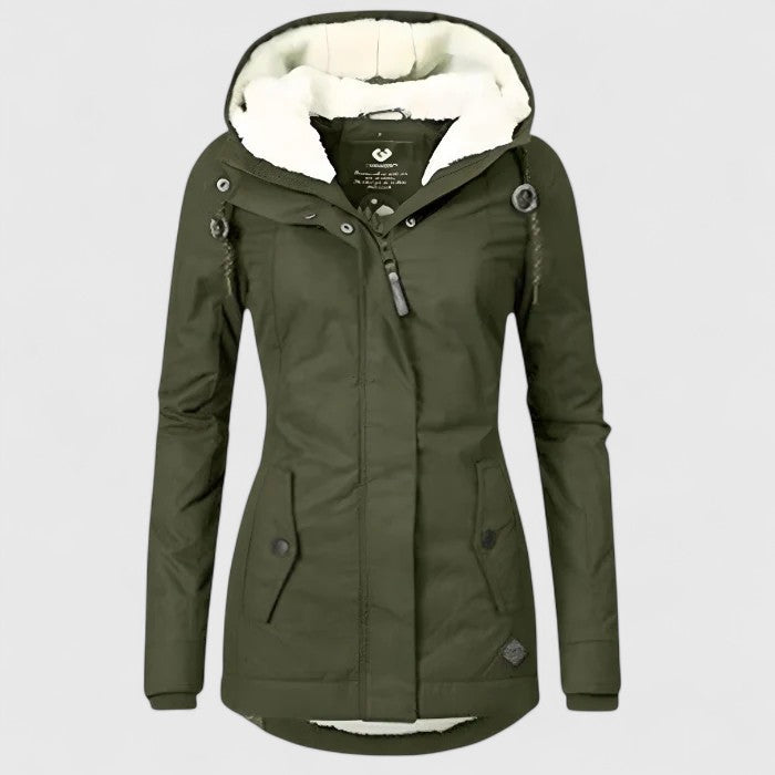 Seravia - Wasserdichte Winterjacke mit Kapuze