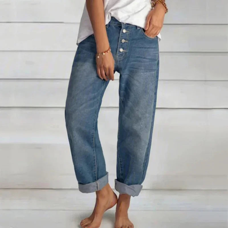 Tove - Stylische Hohe Taille Jeans