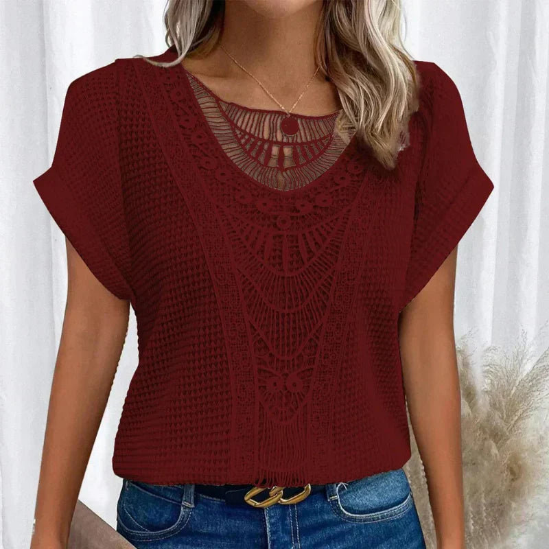 Rowena | Elegante Bluse im Ibiza-Stil