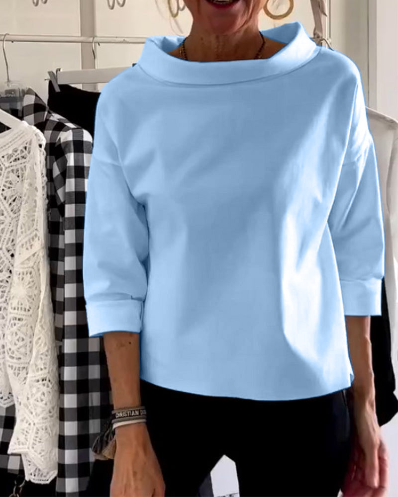 Variant image for Miriam Damen Top – Elegantes Reversdesign aus Baumwolle, Casual-13