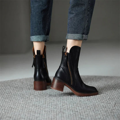 Klara – Lederstiefeletten