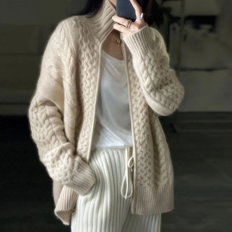 Rollkragenpullover Aus Couture-Strick