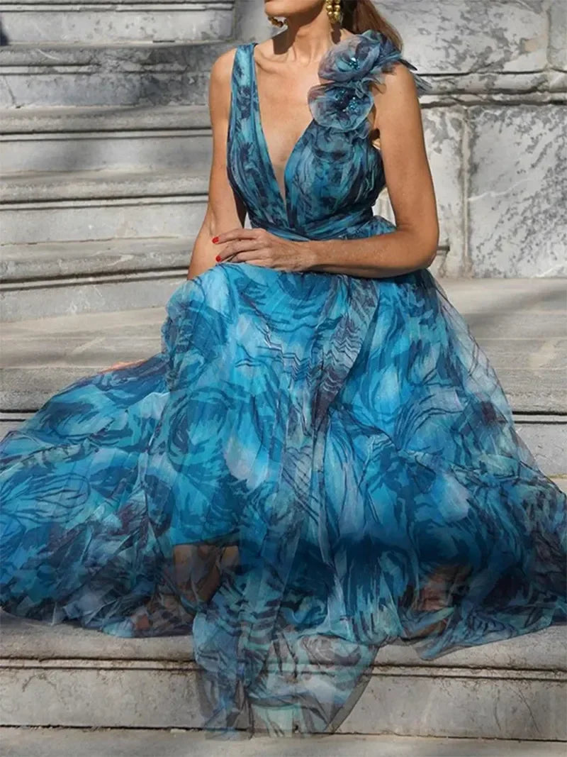 Debie - Bohemian Resort Langes Kleid