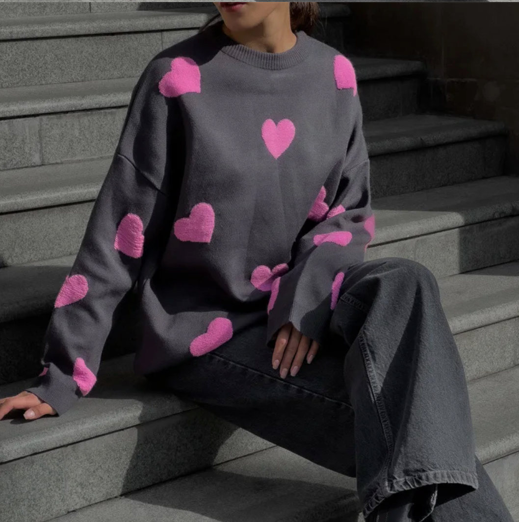 Weicher Strickpulli - Love Moon