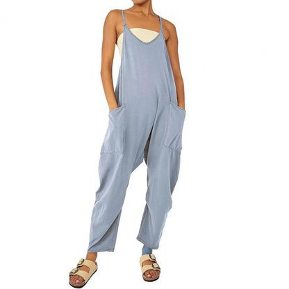 Sommer | Stilvoller Und Vielseitiger Langer Jumpsuit