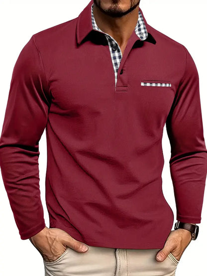 Elyo - Poloshirt Mit Langen Ärmeln
