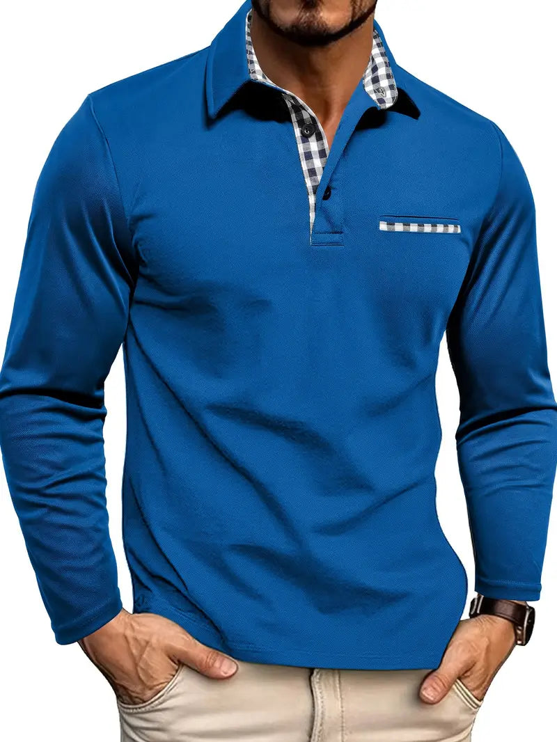 Elyo - Poloshirt Mit Langen Ärmeln
