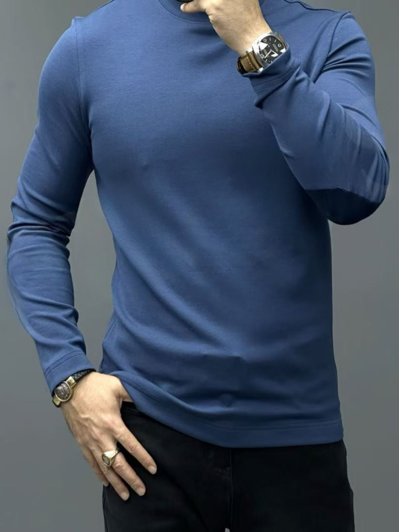 Manuel - Herren Langarm-Pullover