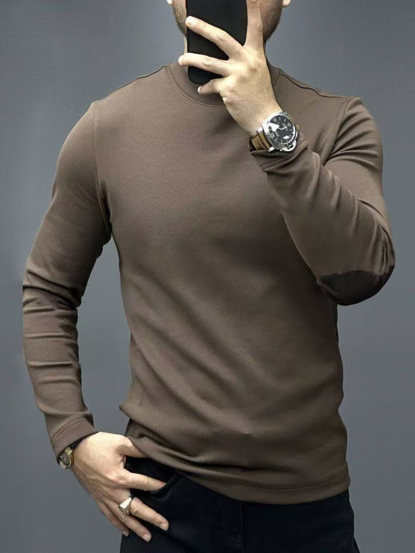 Manuel - Herren Langarm-Pullover