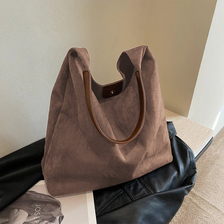 Yara | Wildleder Tote Tasche