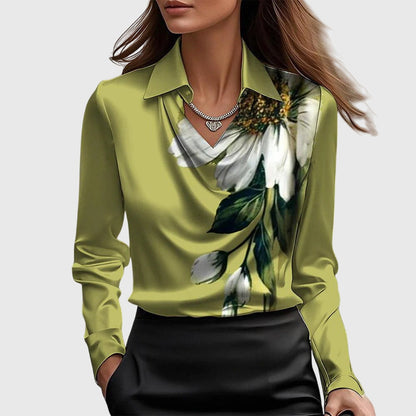 Brooklyn – Elegante Bluse Aus Glänzendem Satin