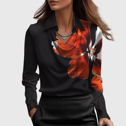 Brooklyn – Elegante Bluse Aus Glänzendem Satin