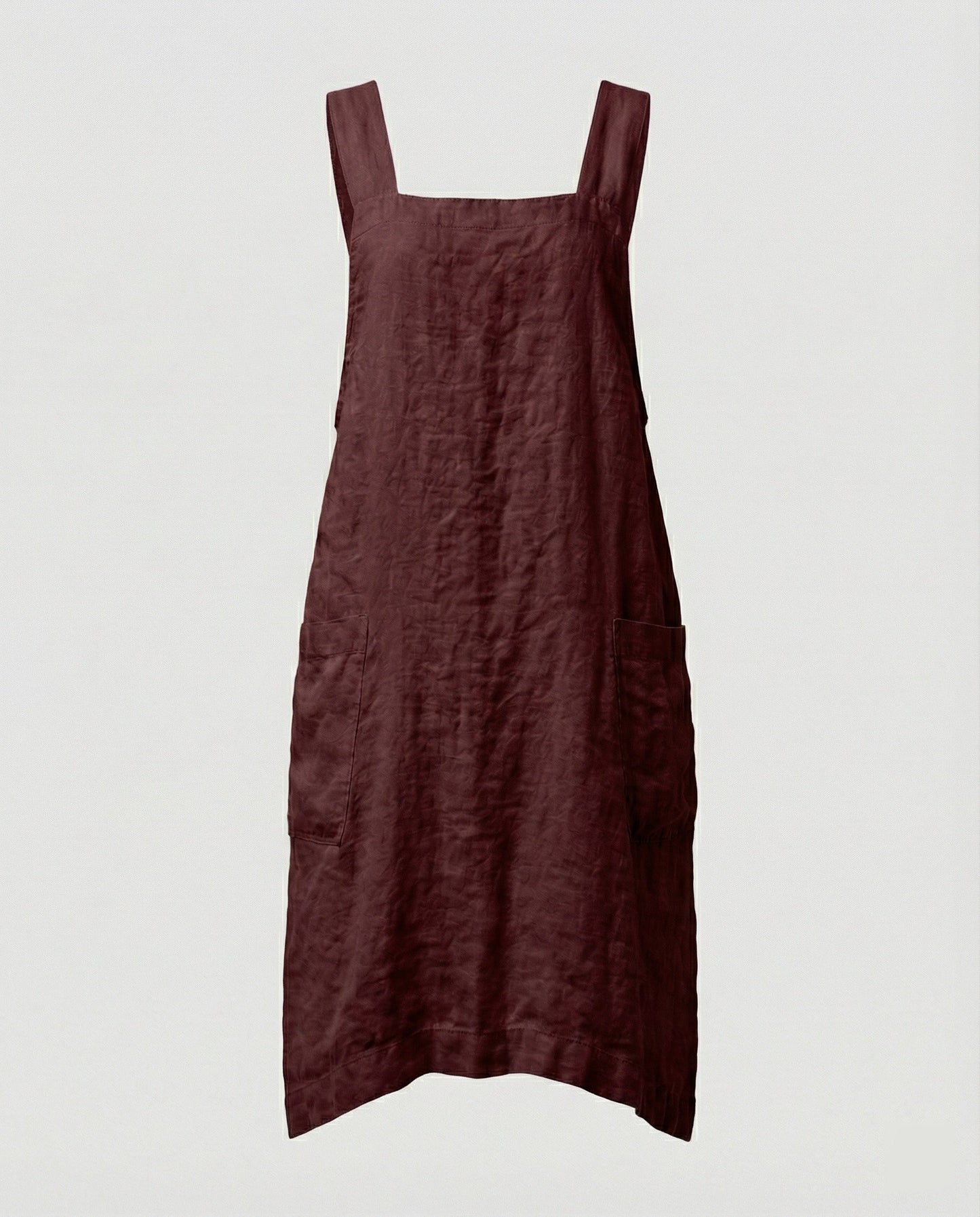 Nerai | Baumwol Schürzenkleid Mit Taschen