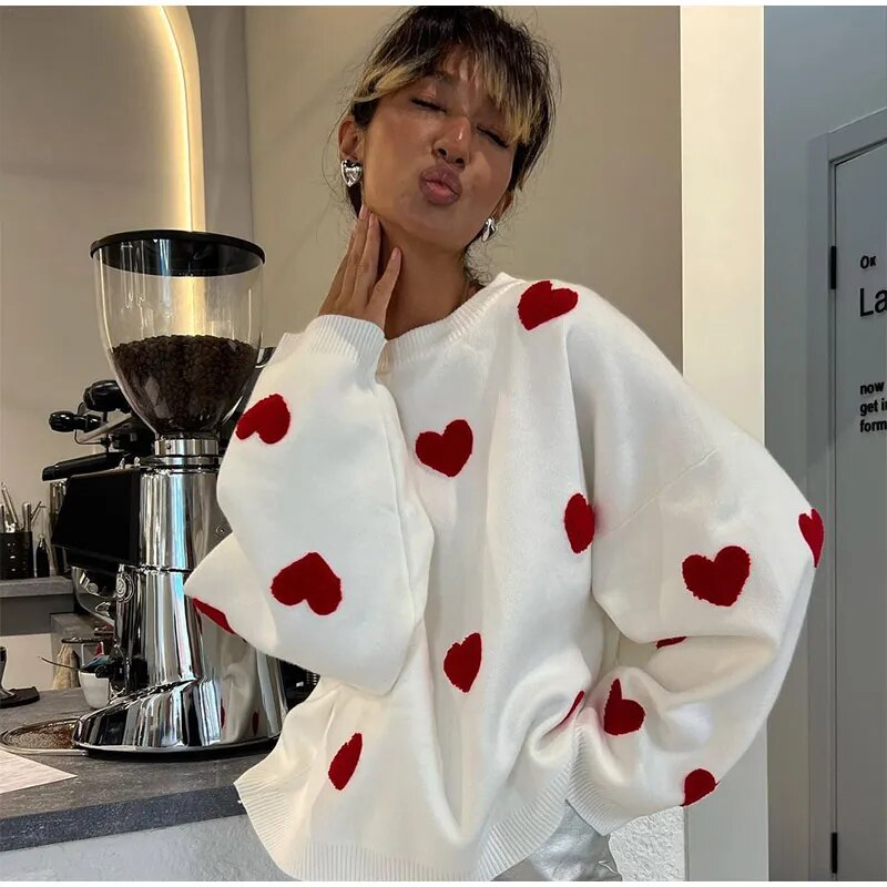 Weicher Strickpulli - Love Moon