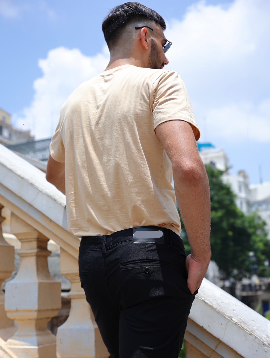 Noa | Stretch Pants - Schwarz