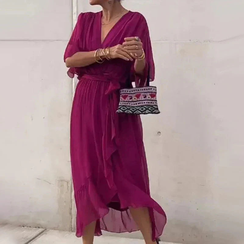 Annella - Elegantes Sommerkleid mit Rüschen