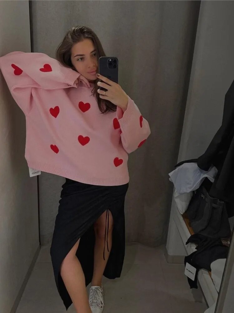 Weicher Strickpulli - Love Moon