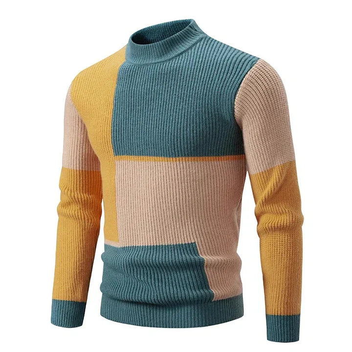 Leo - HerbstPullover Für Männer In Buntem Design