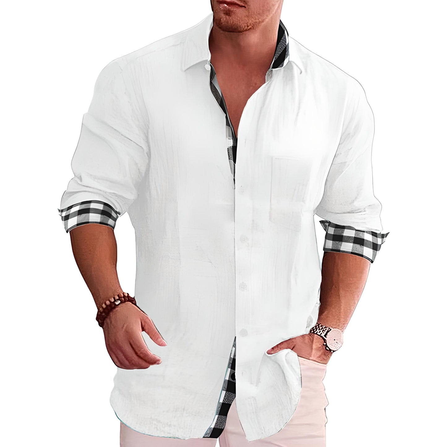Levin | Herren Winterhemd Mit Modernem Schnitt