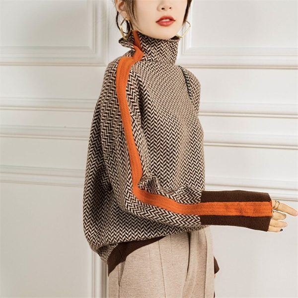 Britt - Gemusterter Pullover