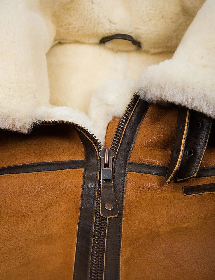 Bryan | Leder Wintermantel
