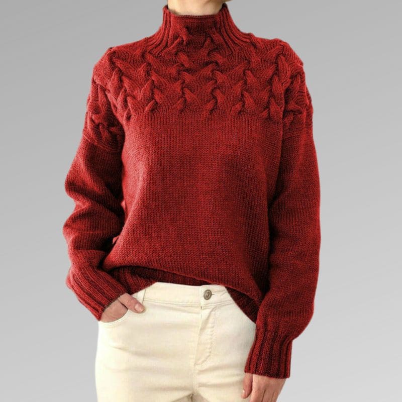 Aitana - Hochgeschlossener Pullover
