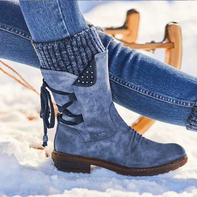 Jenell - Die Neuen Wadenhohen Schneestiefel