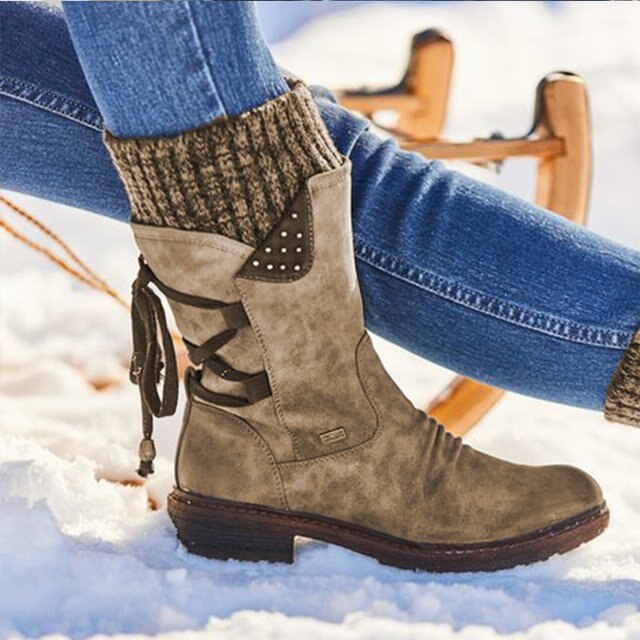 Jenell - Die Neuen Wadenhohen Schneestiefel