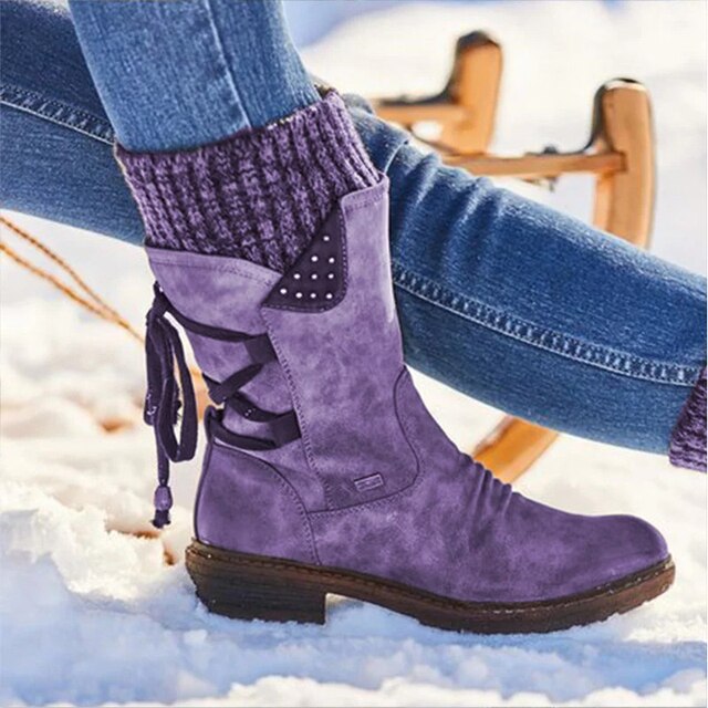 Jenell - Die Neuen Wadenhohen Schneestiefel