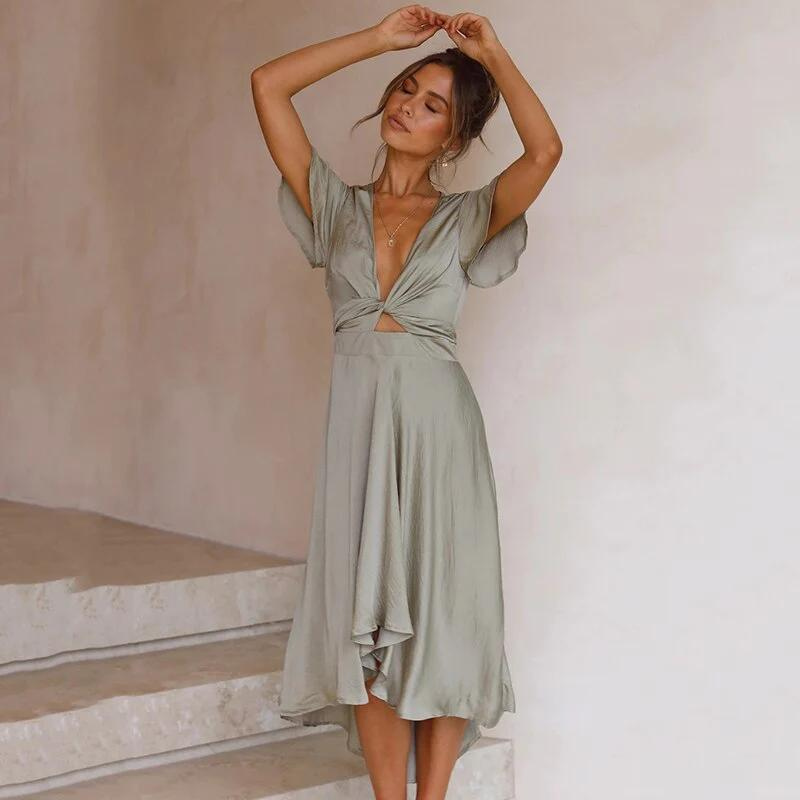 Fließendes Vintage-Kleid - Manon