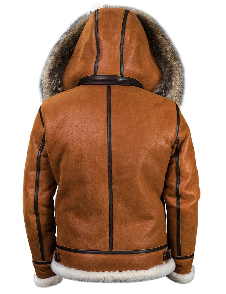 Bryan | Leder Wintermantel