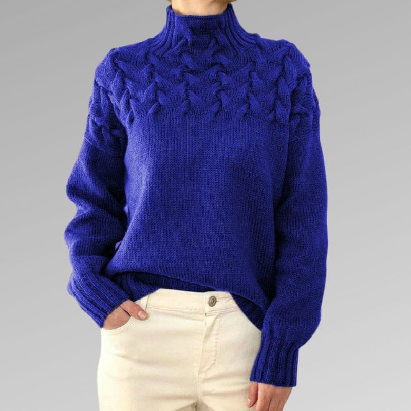 Aitana - Hochgeschlossener Pullover