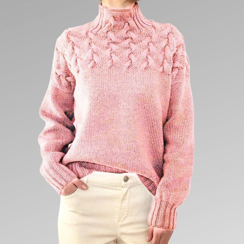Aitana - Hochgeschlossener Pullover