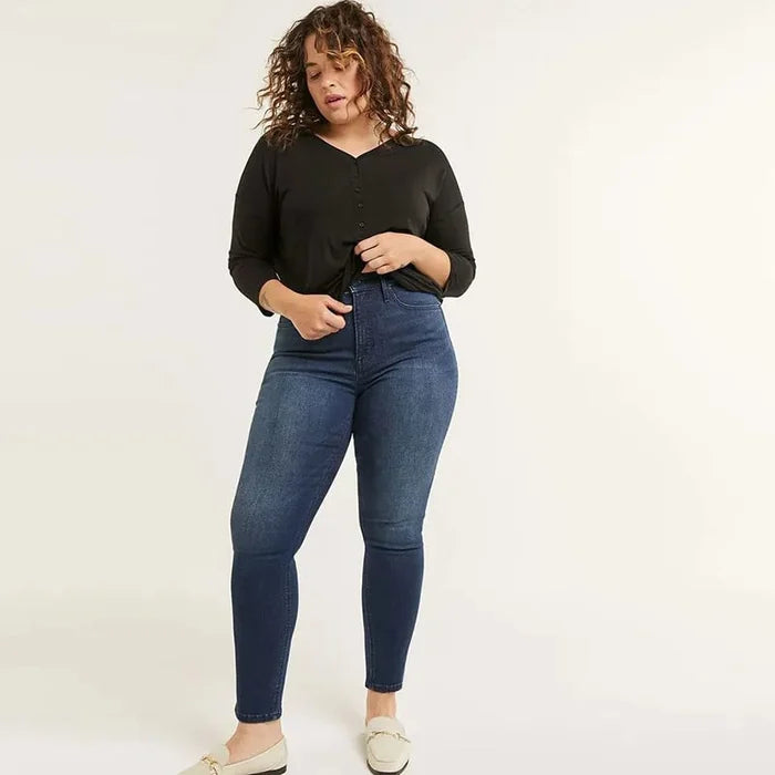 Geformte Hose Mit Bauchnabelverschluss