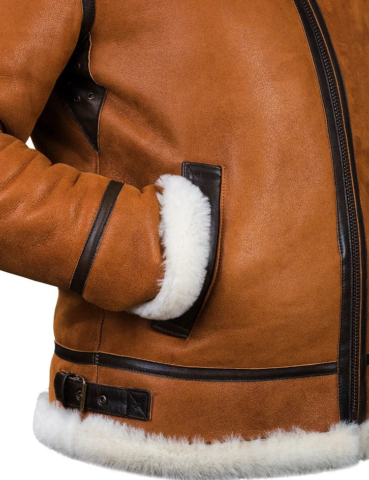 Bryan | Leder Wintermantel