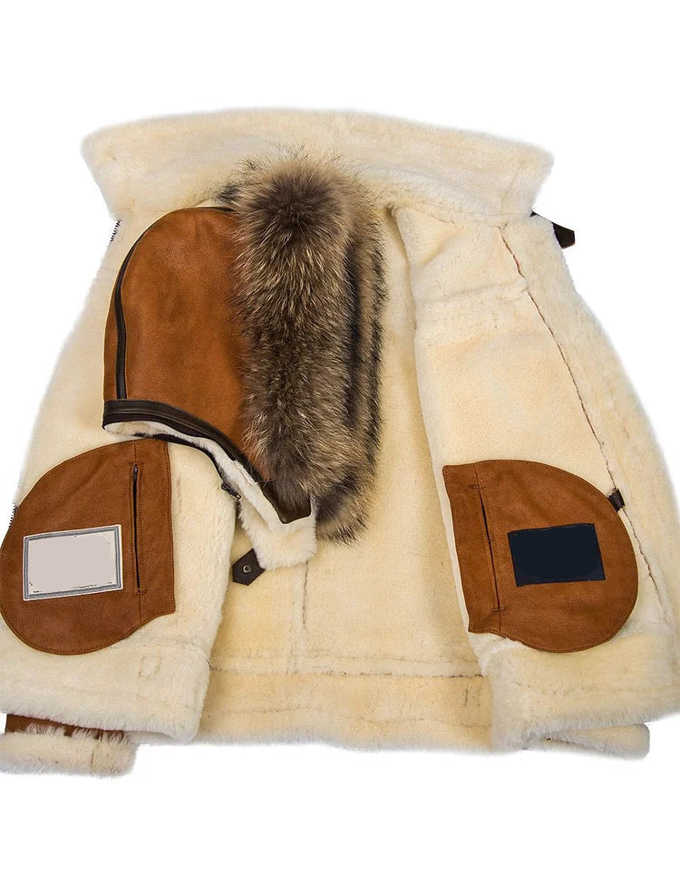Bryan | Leder Wintermantel