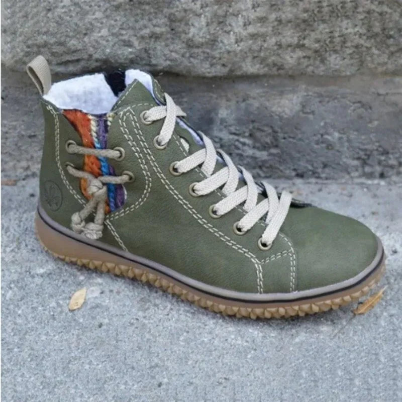 Elvera - Vintage-inspirierte Lederstiefel