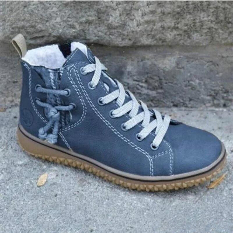 Elvera - Vintage-inspirierte Lederstiefel