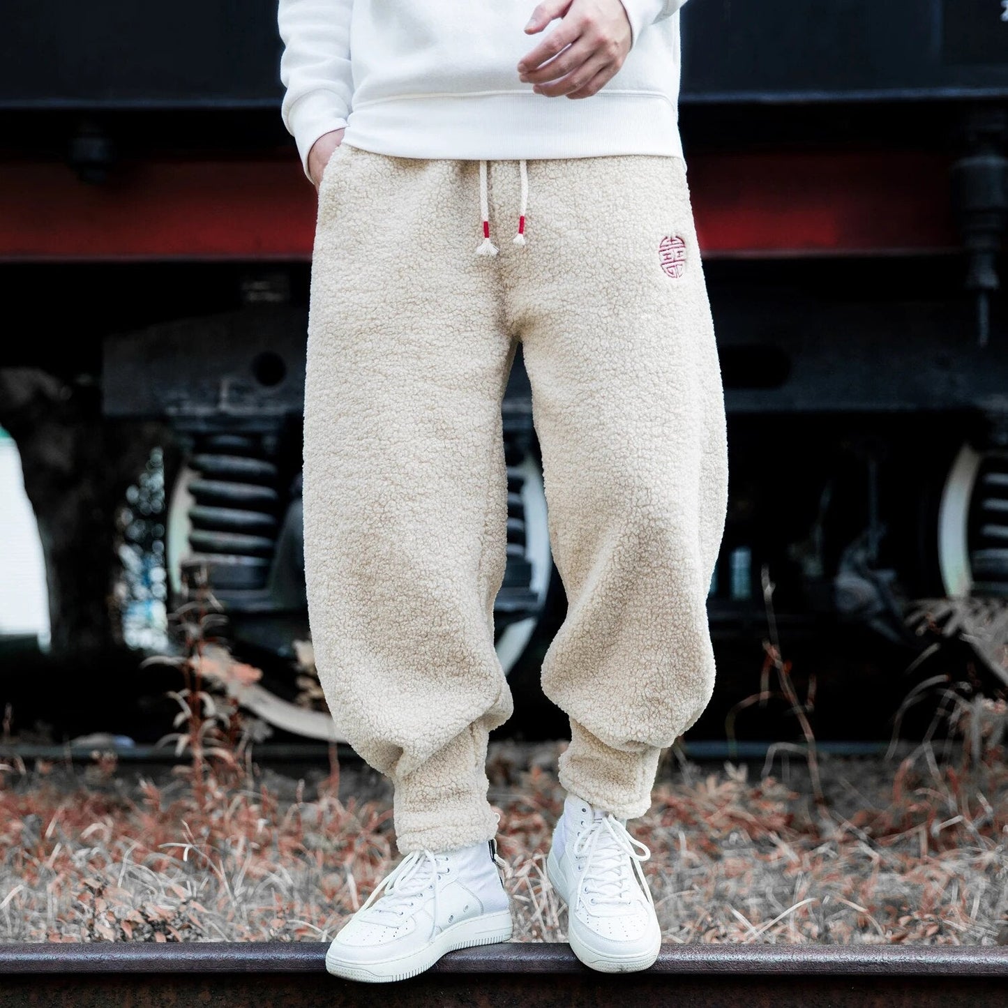 Jogginghose aus Vlies