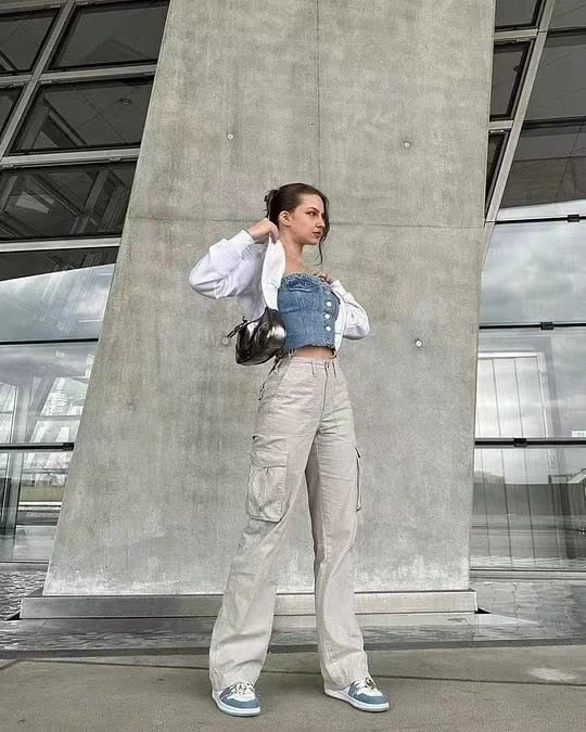Mellany | Straight Fit Cargohose