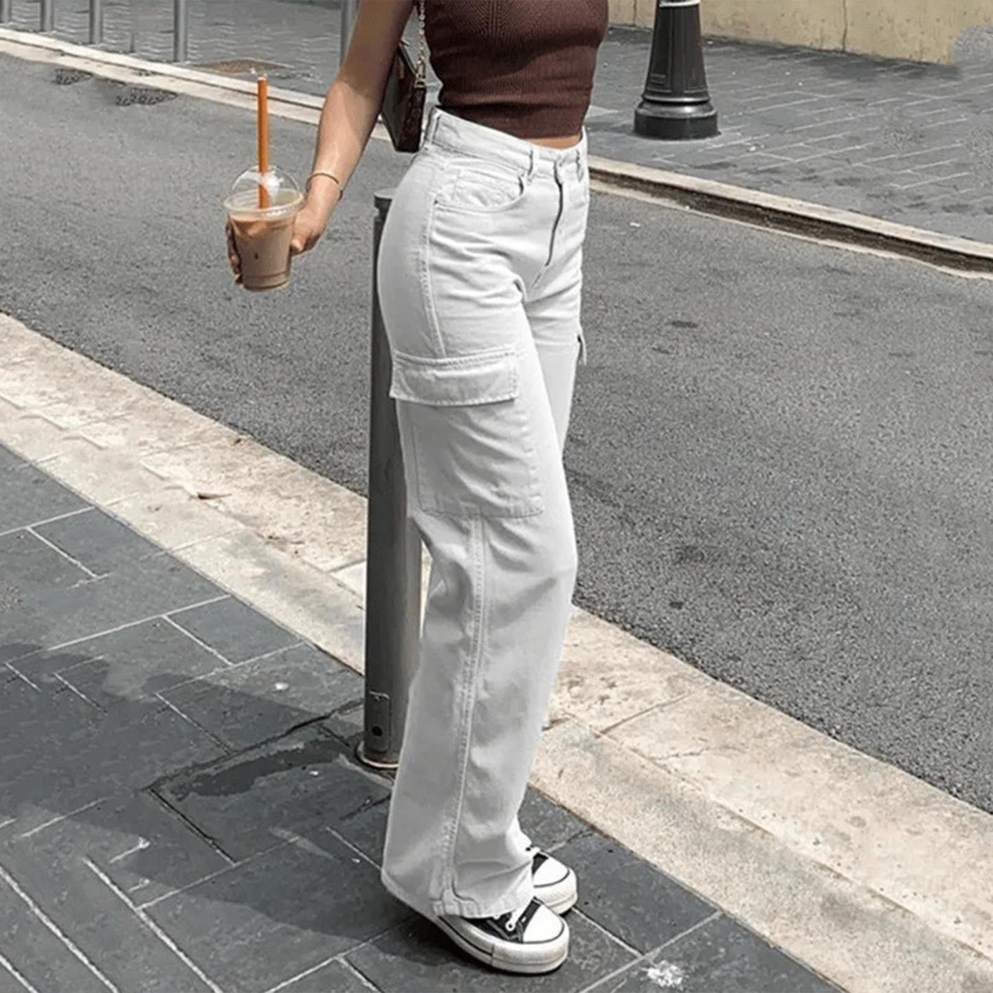 Mellany | Straight Fit Cargohose