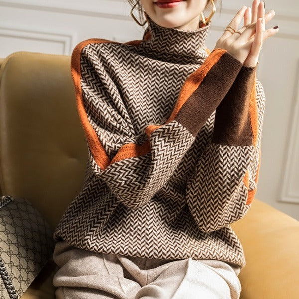 Britt - Gemusterter Pullover